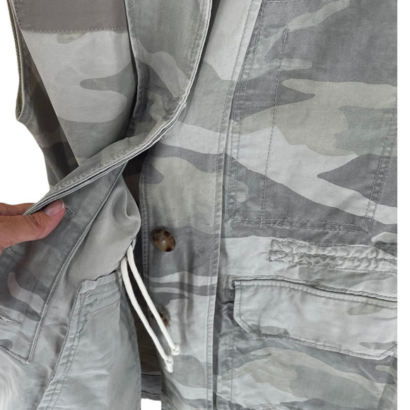 𝅺ambercrombie & FITCH CAMO PRINT JACKET VEST - Picture 11 of 13